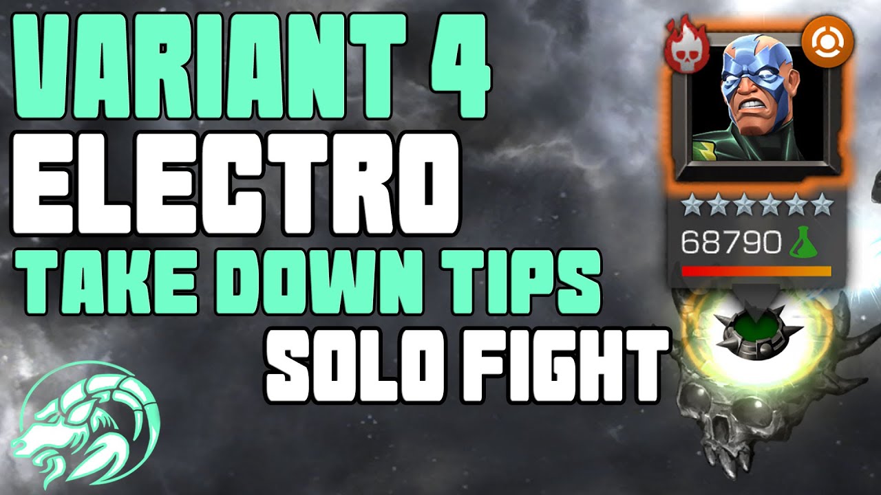 debuff แปลว่า  New Update  How To Defeat Electro Variant 4 Chapter 1 | MCOC