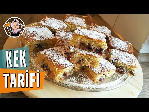 Kek Tarifi+Kirazli Badem Ezmeli(Marzipan) Cok Lezzetli Bir Tariftir-Hatice Mazi