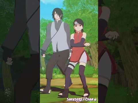 Lady Gaga Just Dance Sasuke Uchiha Sarada Uchiha MMDナルト NARUTO Mmd Naruto Shorts