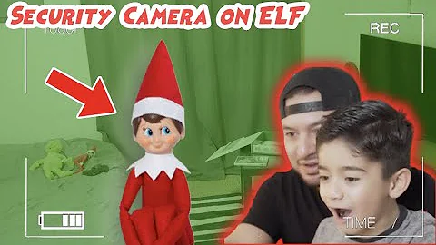 Security cameras catch Elf on a Shelf moving