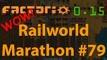 Factorio Railworld Marathon #79 - oil for plastic, copper smelting setup