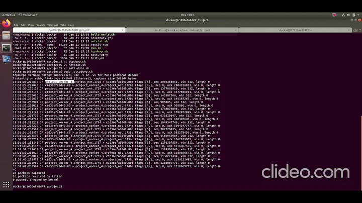 Hping3 Attack - Detection With Tcpdump And Netstat Tools - Protection Using Iptables Rules