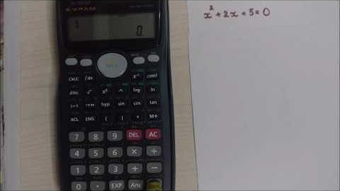 how to find imaginary roots using calculator (fx-991ms)