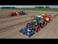 2x new fendt 728 vario gen7 potato planting  kmwp 2024   bonus