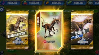 TEST MY LUCK: OPEN PANTHERA PURSUIT SEASON PASS PACK | Jurassic World The Game Hoorikz