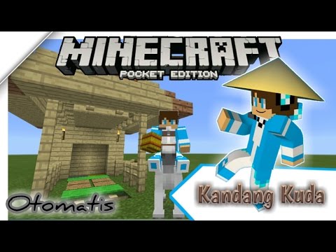 Cara Membuat Kandang Kuda Otomatis For Minecraft PE - YouTube