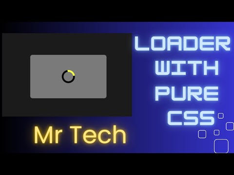 Create a Beautiful CSS Loader Animation | Pure HTML & CSS Tutorial for Beginners
