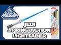 Star Wars Jedi Spring-Action Lightsaber | Rey's Force Action Lightsaber toy review