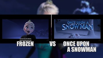 Frozen vs Once upon a snowman || Everything is connected LOL ||
