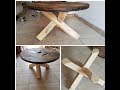 base tripie de madera para mesita tarimas