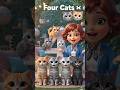 Count Number 4️⃣ with Miss Lily | Fun Learning for Kids 🚀 #ytshorts #usa #cartoon #disney #trending