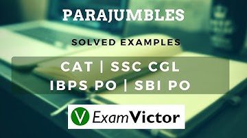 Parajumbles Solved Example 1 - ExamVictor.com