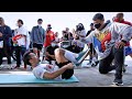 Day 3 training Manny Pacquiao sit ups after long run