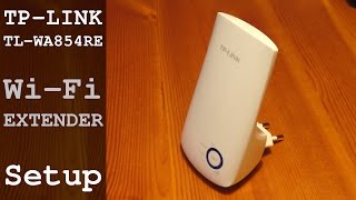 TP-Link Wi Fi Extender TL-WA854RE 300Mbps unboxing initial setup and configuration(TP-Link TL-WA854RE Wi-Fi repeater unboxing and initial setup Configuration on Ubuntu Linux http://www.trafegon.it., 2015-06-17T22:24:03.000Z)