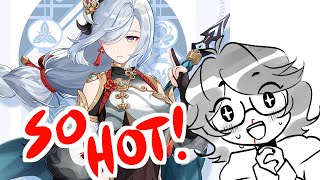 Shenhe is so hot! - GENSHIN IMPACT