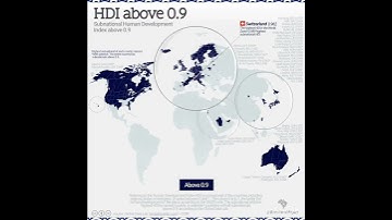 Regions of the world with HDI above 0.9! #map #hdi #development #zurich #youtubeshorts