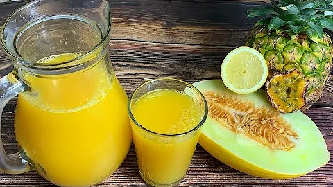 NATURAL JUICES FOR SUMMER || PINEAPPLE LEMON PASSI...