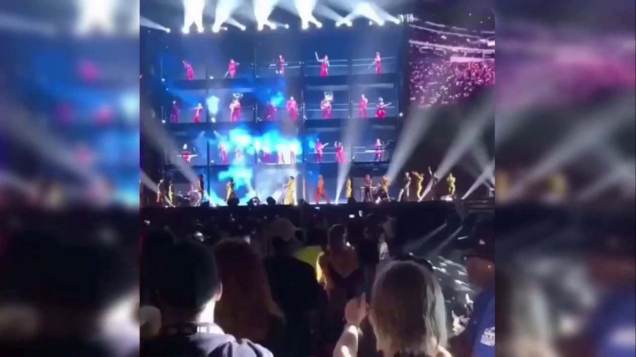 Beyonce's Background Dancers Beat Down Crazy Fan Who Ran On Stage