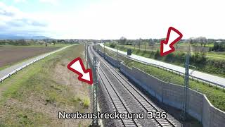 02.04.2024 ABS/NBS Karlsruhe  Basel; Ötigheim; Eisenbahntunnel Rastatt Nordportal.