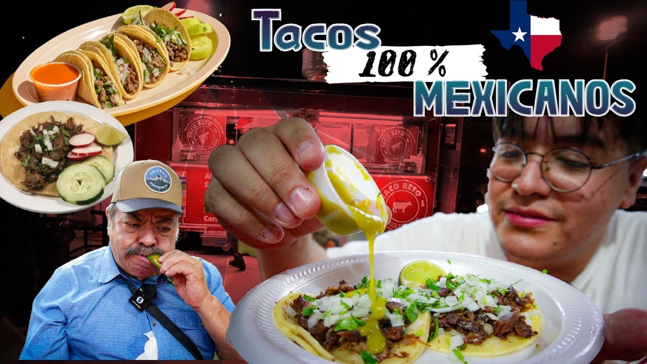 Debes de probar ESTOS TACOS DE VAPOR en Houston Texas Taco Beto YouTube