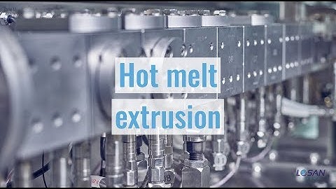 Hot melt extrusion at Losan Pharma