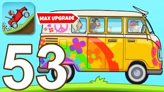 Hill Climb Racing - Gameplay Walkthrough Part 53 - Hippie Van Max Upgraded (iOS, Android) screenshot 5