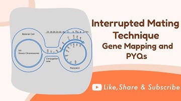 Gene mapping in bacteria | interrupted mating problem | CSIR UGC NET exam | practice problems #csir