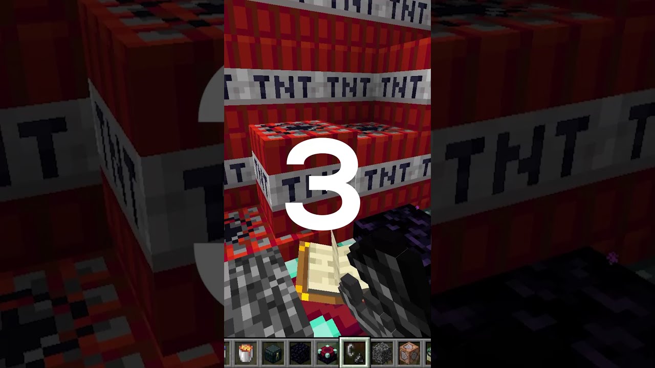 Blocks with the highest blast resistance - Minecraft - YouTube