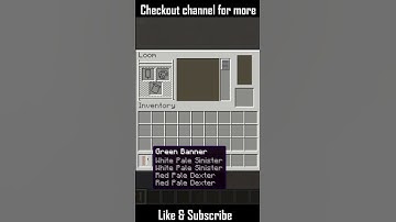 How to Build Bulgaria Flag Banner in Minecraft 1.19 ! #shorts #banner