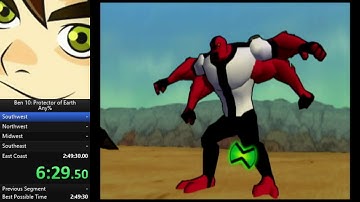 Ben 10: Protector of Earth - Any% Speedrun in 1:49:50