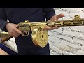 Золотой ППШ. Стрельба из золотого пистолета пулемета Шпагина. Рестайлинг от "Златоуст Арт"