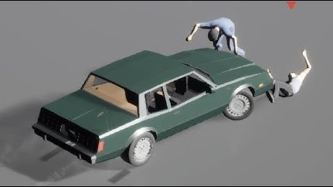 Unreal Engine 4 Hit by Vehicle Ragdoll Test