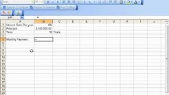 Calculate Payments and Interest with Excel 