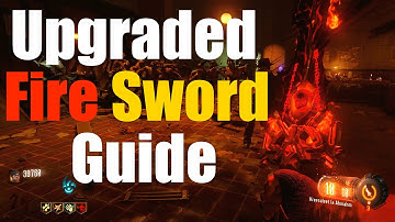 Call Of Duty Black Ops 3 Zombies - "Shadows Of Evil" - (Upgraded Fire Sword Guide) (BO3 Zombies)
