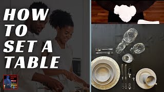 How To Set A Formal Dinner Table Placing At Home! | Subscriber Requested Video