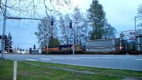 4-17-13 BNSF Local With GP40X Sedro-Woolley, WA