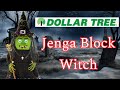 Dollar Tree 🌳 Jenga Block Witch 🧙