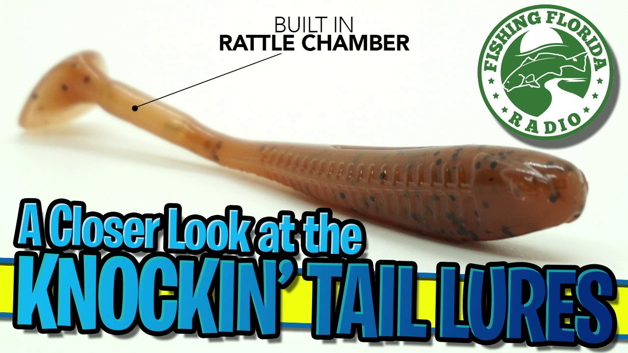 Knockin Tail Lures - Built-In Tail Rattle! - 6pk