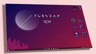 Make your windows 10 look cool and aesthetic | Windows 10 customization with rainmeter