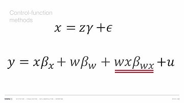 New in Stata 19: Control-function linear and probit models