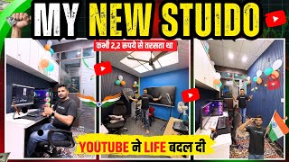 My New Youtube Studio Tour🔥 | कभी 2, 2 रूपये से तरसता था 🥲🙏🏻 Technical Israr New Office Tour 2025