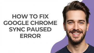 How To Fix Google Chrome Sync Paused Error - GUIDE!