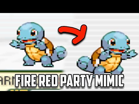 Pokemon Fire Red Party Mimic - GBA Hack ROM Your Party Will Mimic Your Enemy Party @Ducumoncom