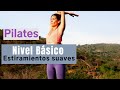 Pilates básico, movimientos fáciles y estiramientos suaves