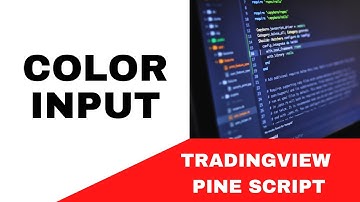 TRADINGVIEW--PINE SCRIPT : COLOR INPUT | TUTORIAL.
