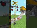 踏切 アニメ Train Railway Railroad Crossing Animation Minecraft s001