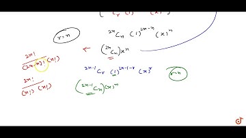 prove that the coefficient of `x^n` in the expansion of `(1+x)^(2n)` is twice the coefficient