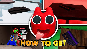 Garten of Banban RP X - How To Get Black Keycard & All Secret Keyсards (Roblox Showcase)