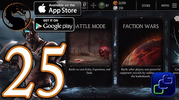 Mortal Kombat X iOS Walkthrough - Part 25 - Faction Wars: Normal, Hard and Easy Battles