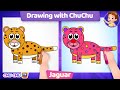 How to Draw a Jaguar? - Drawing with ChuChu - ChuChu TV Drawing for Kids Easy Step by Step